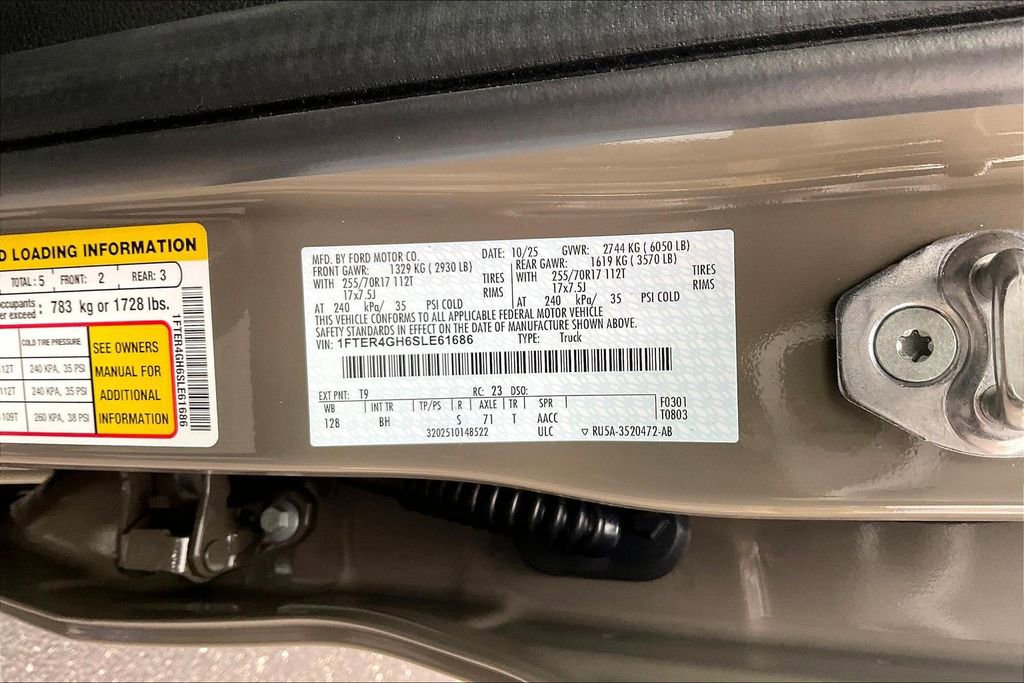 New 2025 Ford Ranger XLT w/ Equipment Group 301A High image 13