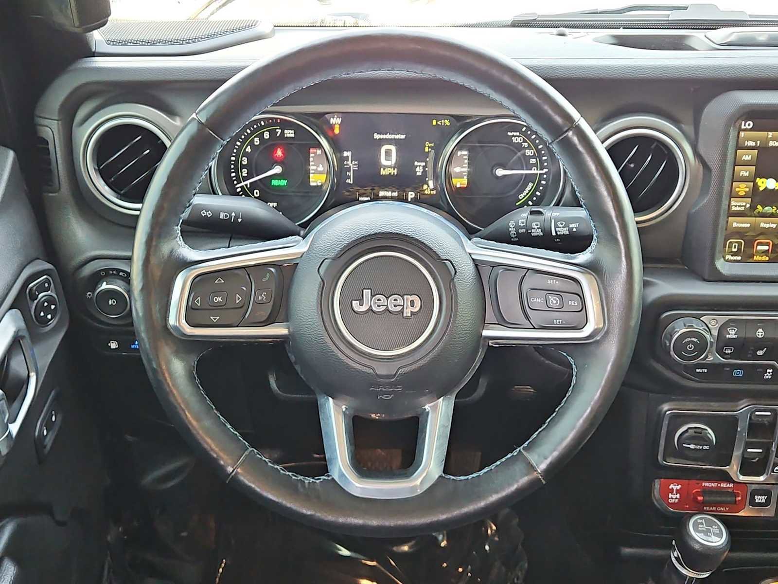 Used 2023 Jeep Wrangler Unlimited Rubicon 4xe w/ Cold Weather Group image 21