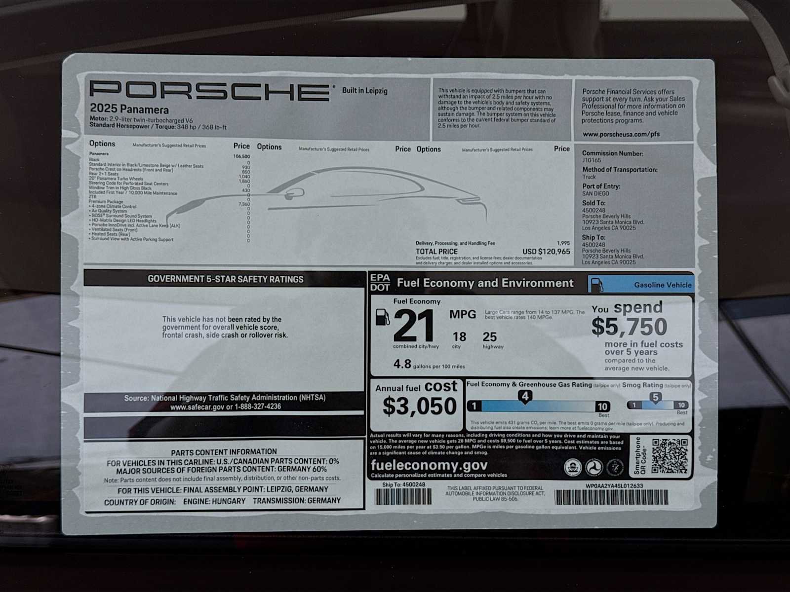 New 2025 Porsche Panamera image 34