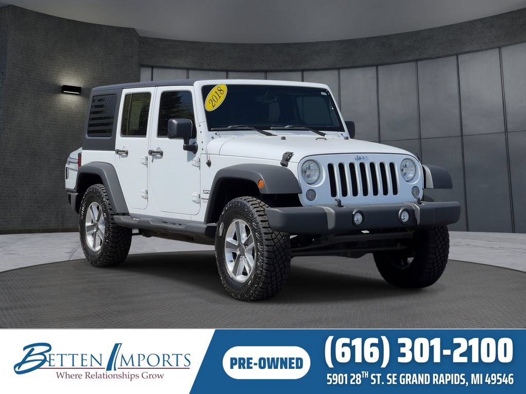 Used 2018 Jeep Wrangler Unlimited Sport S