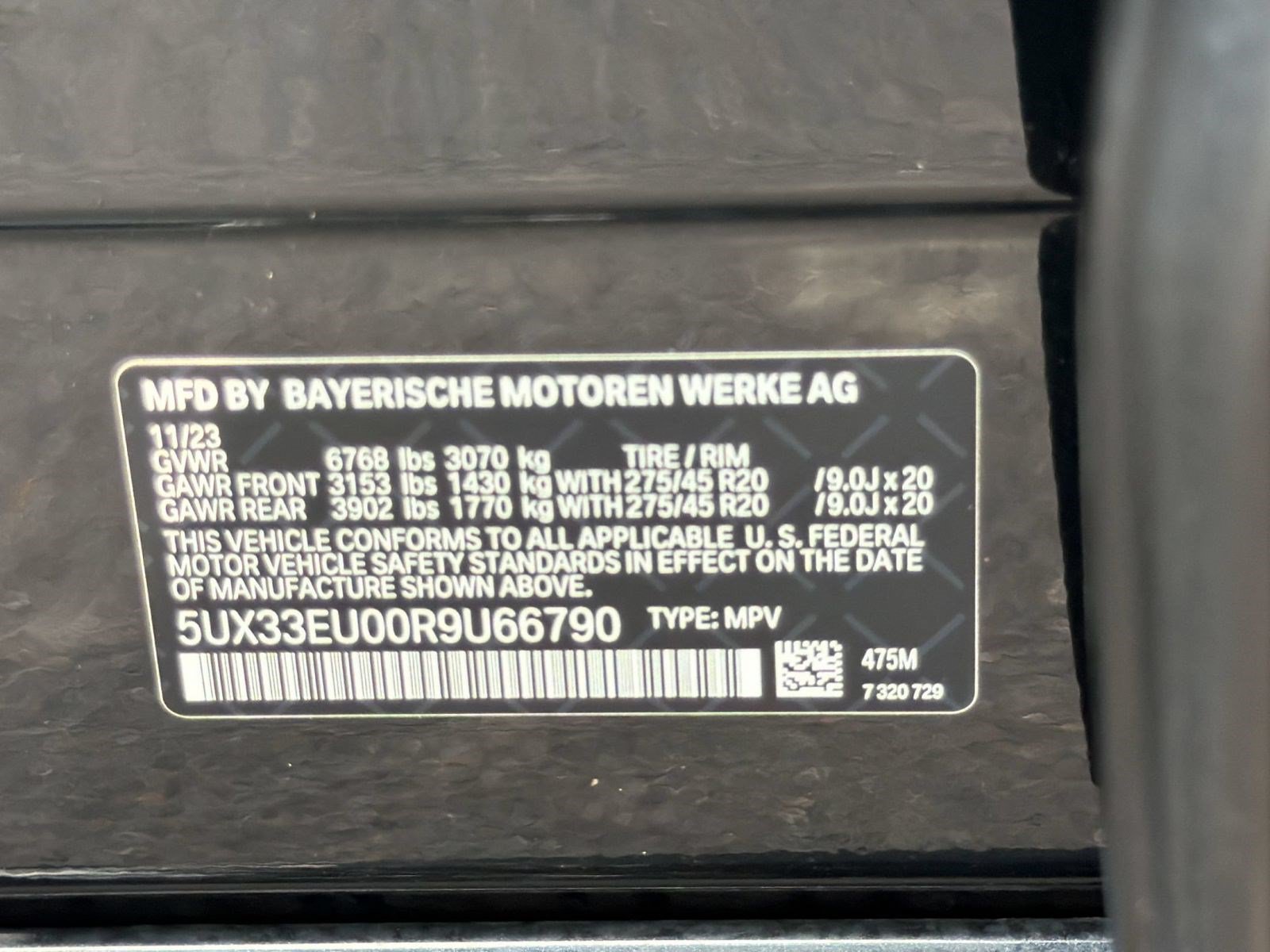 Certified 2024 BMW X5 M60i AWD/4WD image 19