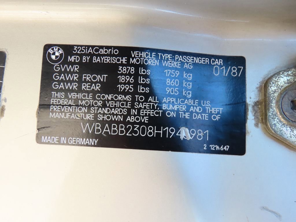 Used 1987 BMW 325i 325i image 39