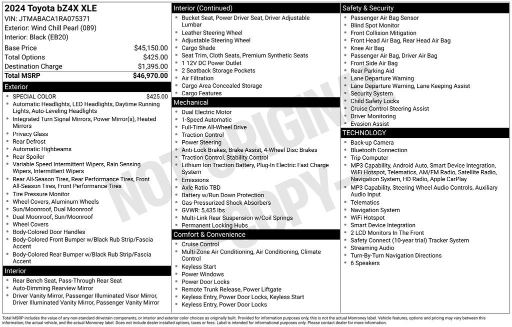 Used 2024 Toyota bZ4X AWD image 37