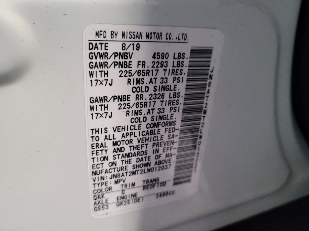 Used 2020 Nissan Rogue SV FWD image 33