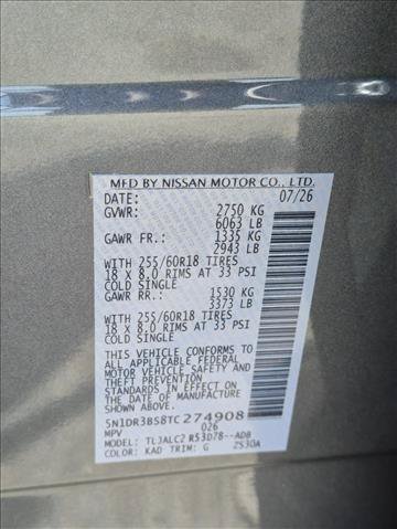 New 2026 Nissan Pathfinder SV FWD image 16