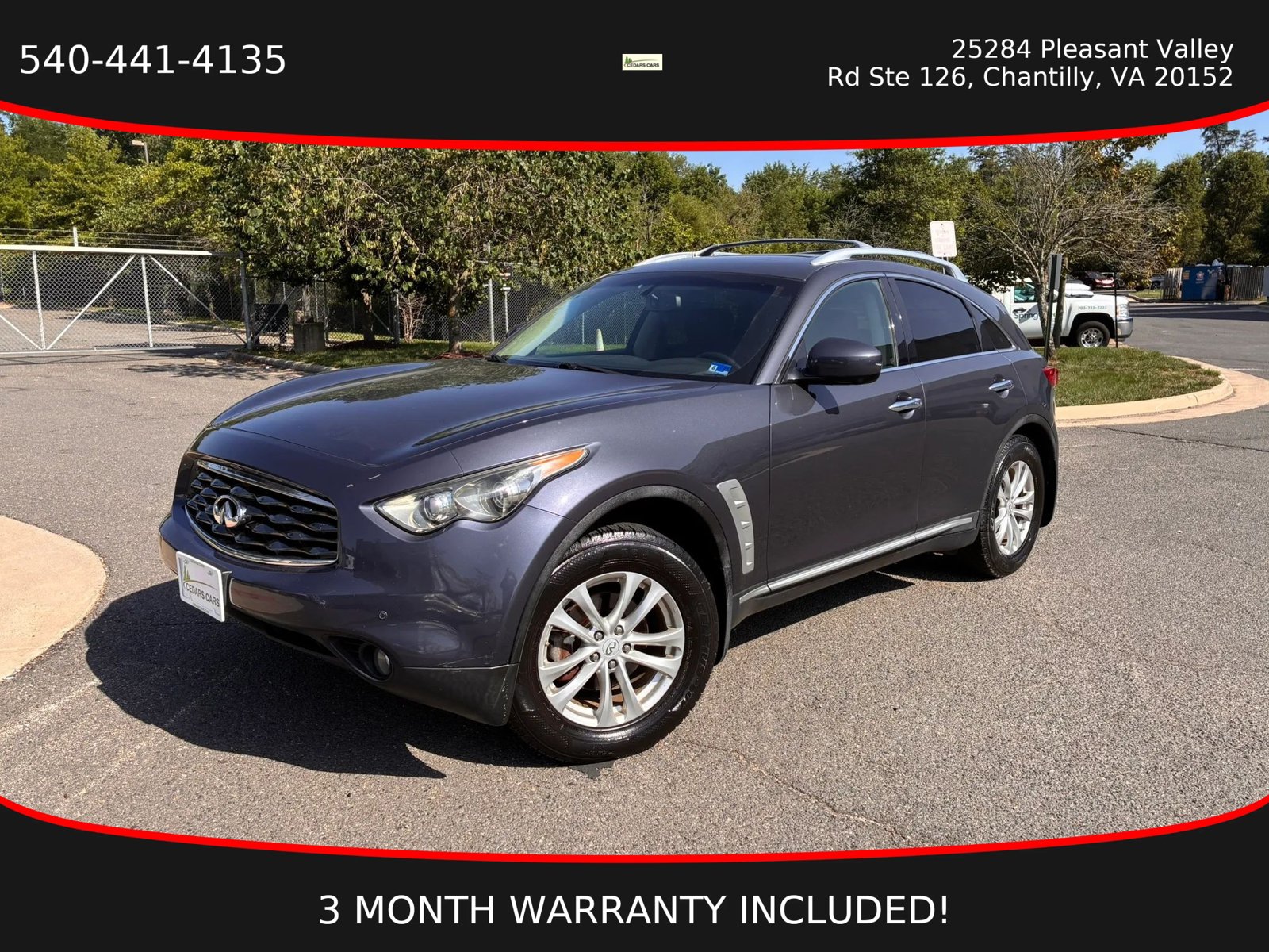 Used 2011 INFINITI FX35 AWD w/ Premium Pkg