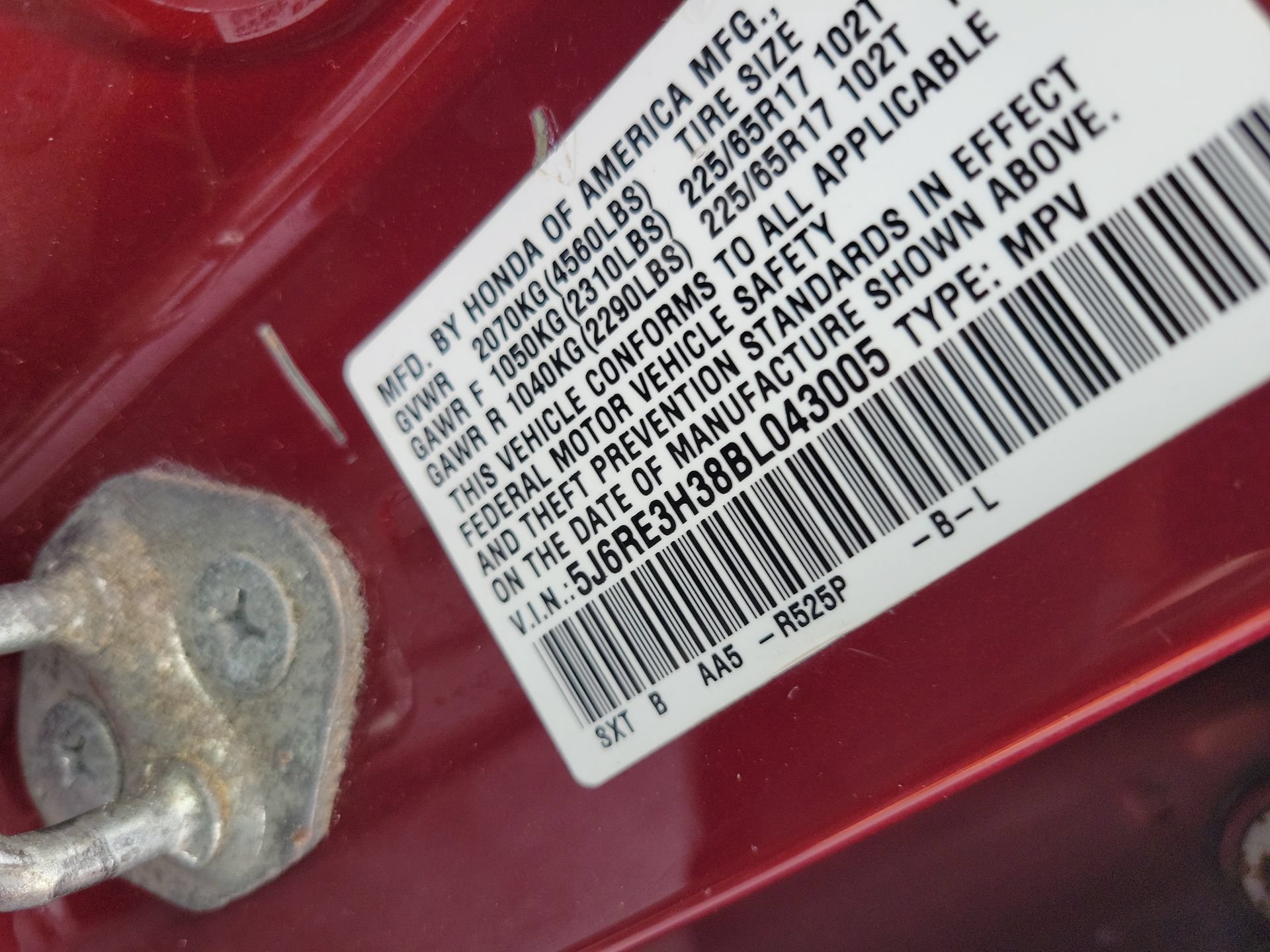 Used 2011 Honda CR-V LX image 32