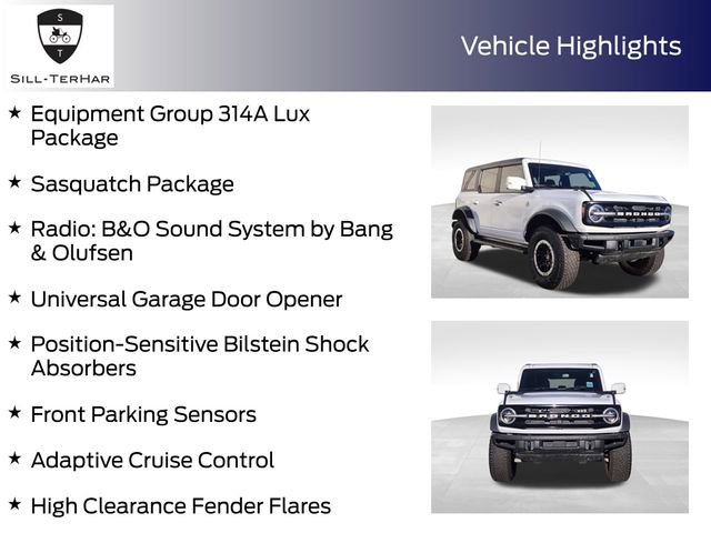 Certified 2023 Ford Bronco Outer Banks w/ Sasquatch Package image 4