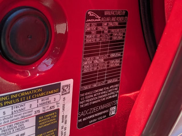 Used 2021 Jaguar F-PACE SVR image 26