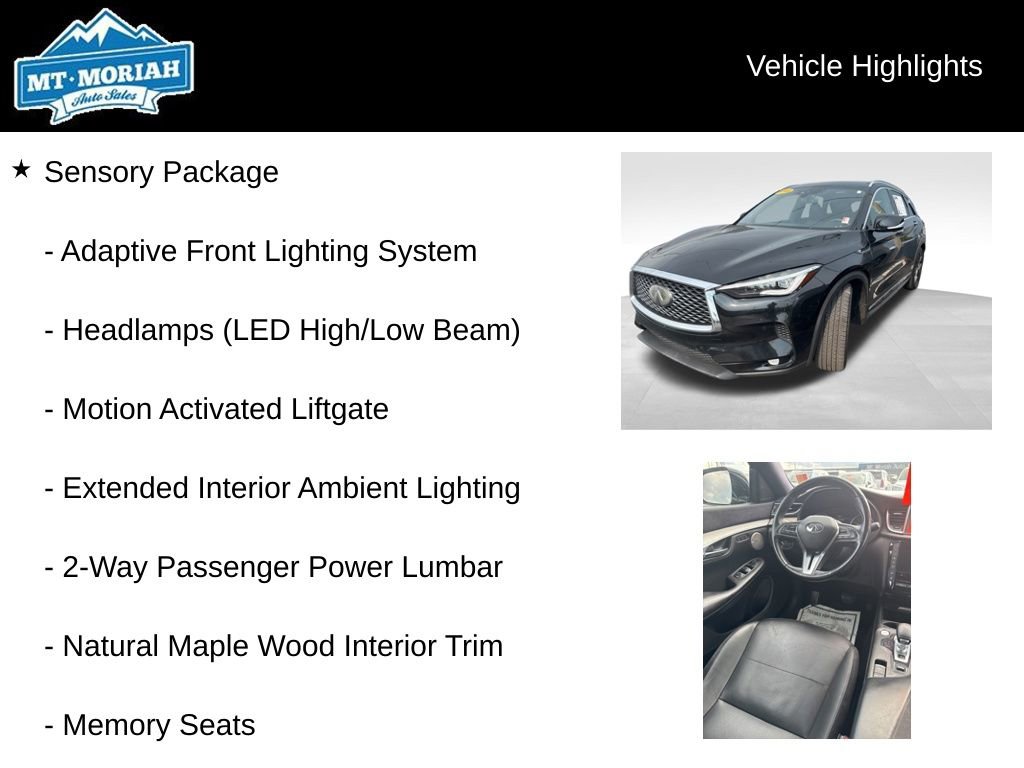 Used 2019 INFINITI QX50 Essential w/ Sensory Package image 8
