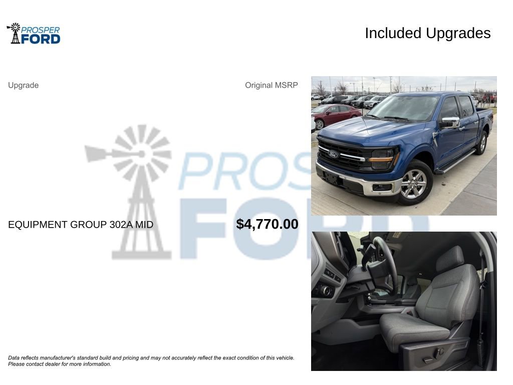 Used 2024 Ford F150 XLT w/ Equipment Group 302A MID image 3