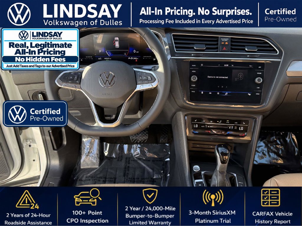 Certified 2023 Volkswagen Tiguan SE FWD image 11