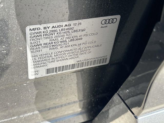 New 2027 Audi SQ6 e-tron Premium Plus AWD/4WD image 14