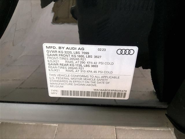 Certified 2024 Audi Q8 e-tron Prestige w/ Prestige Package AWD/4WD image 32