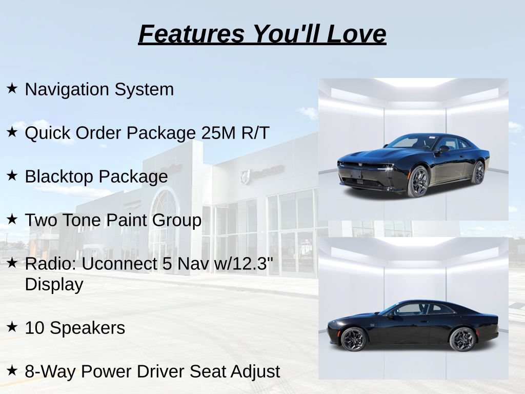New 2025 Dodge Charger Daytona R/T w/ Quick Order Package 25M R/T AWD/4WD image 10