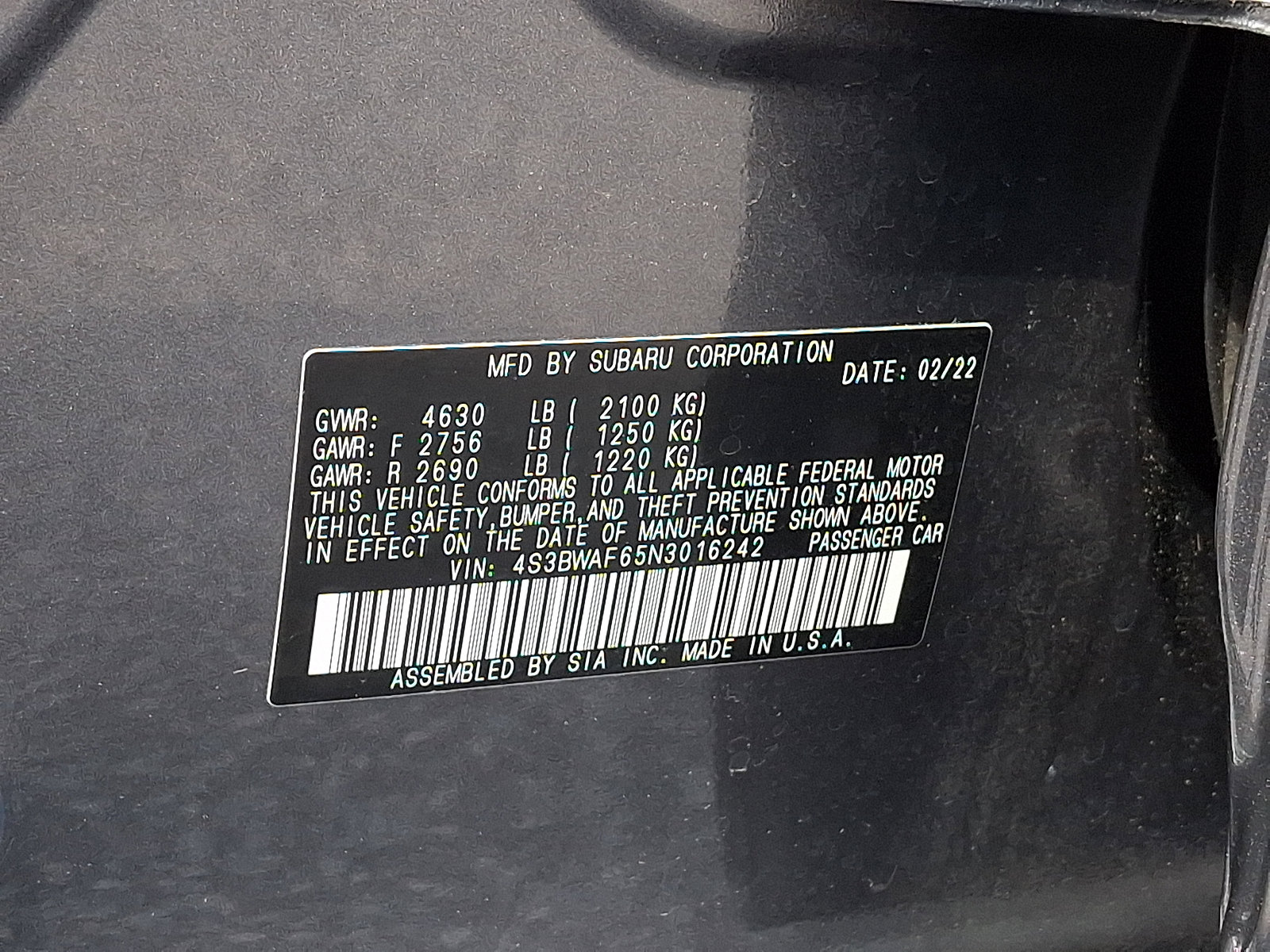 Used 2022 Subaru Legacy Premium AWD/4WD image 31