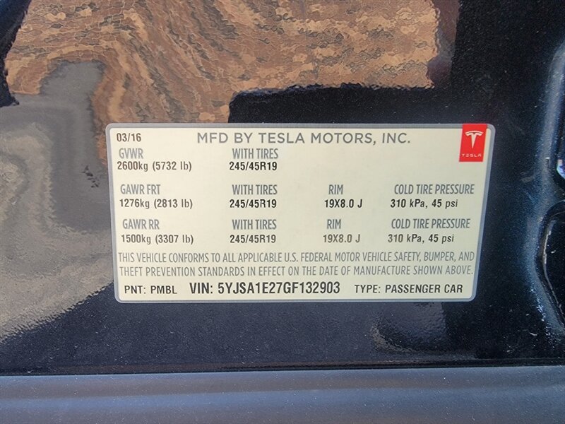 Used 2016 Tesla Model S 70D AWD/4WD image 19