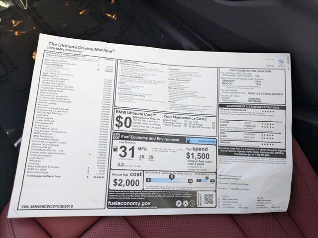 New 2026 BMW 330i Sedan w/ Premium Package image 18