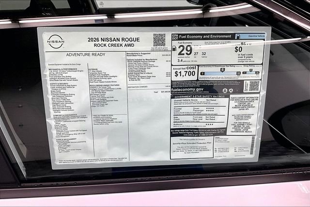 New 2026 Nissan Rogue SV w/ Rock Creek Premium Package image 36