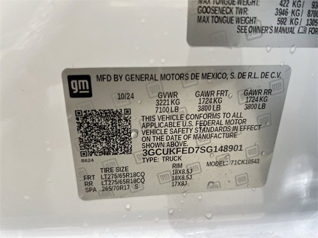 Certified 2025 Chevrolet Silverado 1500 LT Trail Boss w/ LPO, Dark Essentials Package image 31