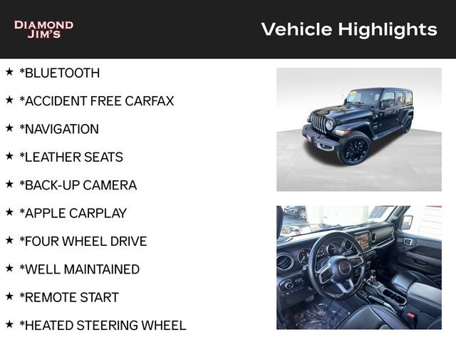 Used 2021 Jeep Wrangler Unlimited Sahara w/ Cold Weather Group image 4