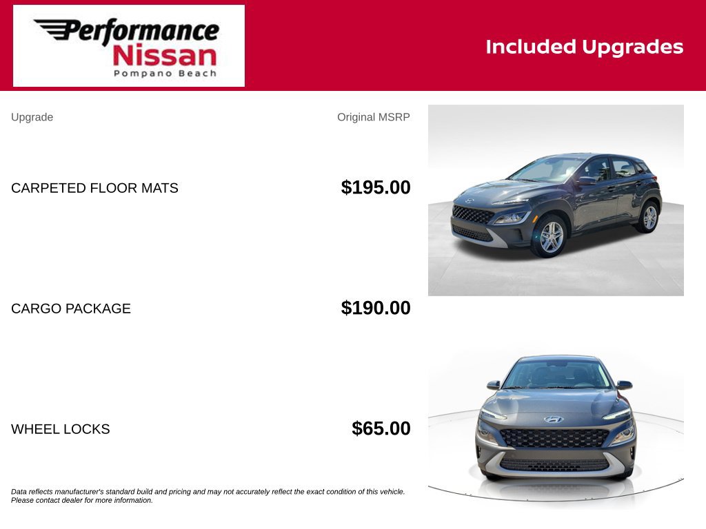 Used 2022 Hyundai Kona SE w/ Cargo Package FWD image 7