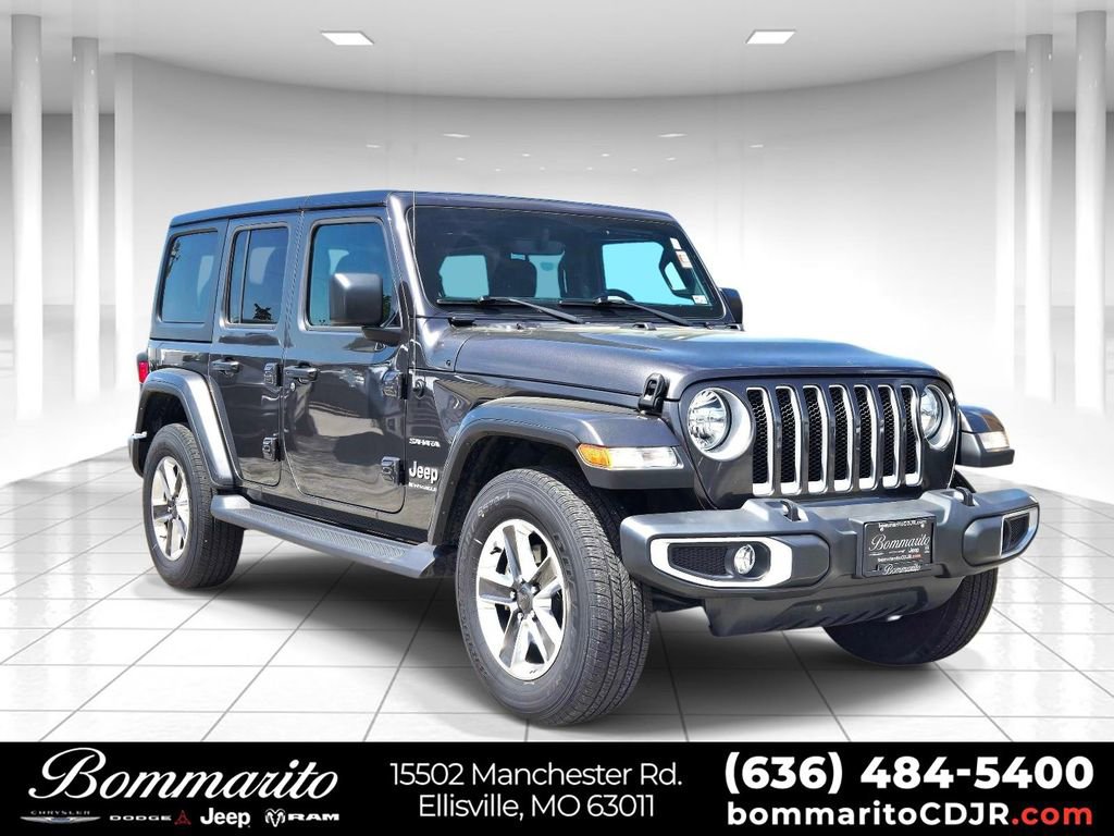 Used 2023 Jeep Wrangler Unlimited Sahara w/ Cold Weather Group AWD/4WD image 1