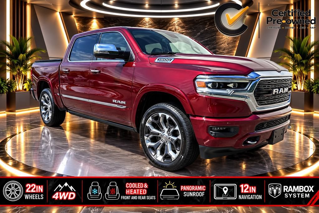 Used 2023 RAM 1500 Limited w/ Body Color Bumper Group