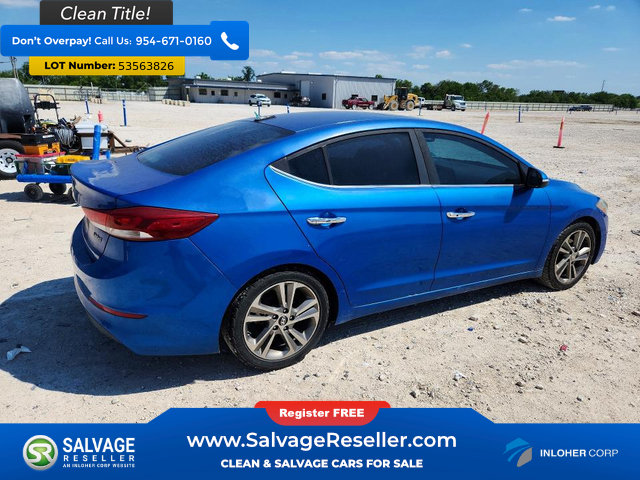 Used 2017 Hyundai Elantra Limited w/ Limited Tech Package 04 FWD image 4