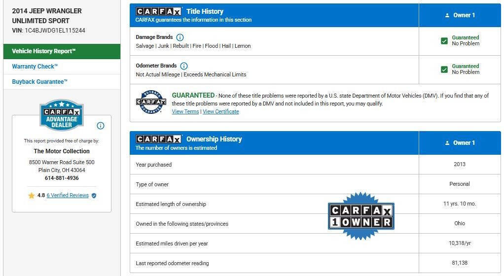 Used 2014 Jeep Wrangler Unlimited Sport w/ Quick Order Package 23S image 14