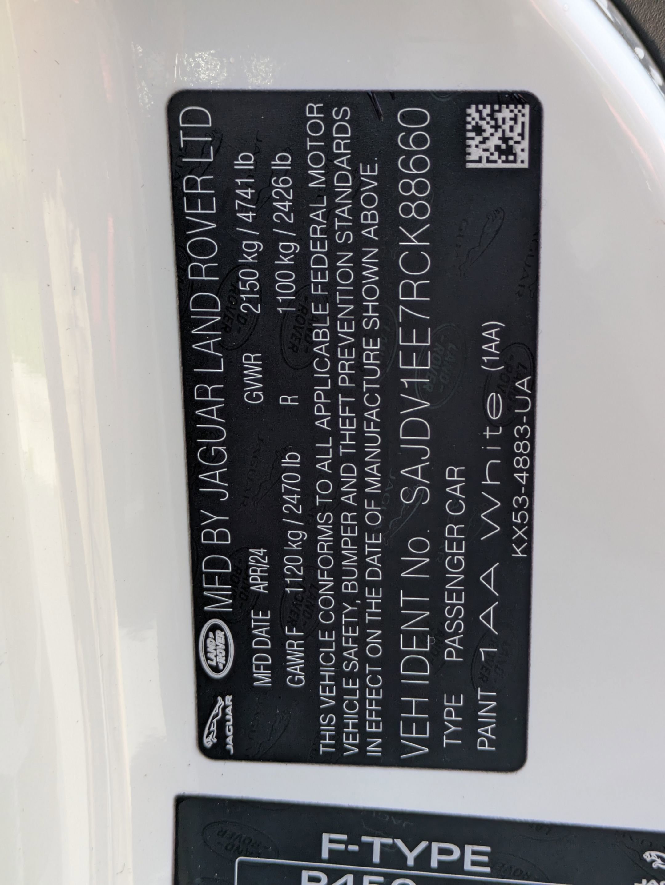 New 2024 Jaguar F-TYPE Coupe AWD image 28