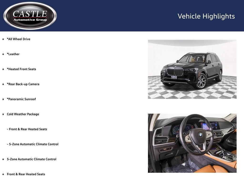Used 2021 BMW X7 xDrive40i w/ Cold Weather Package AWD/4WD image 4