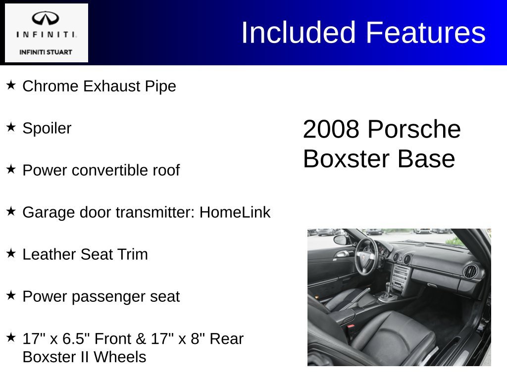 Used 2008 Porsche Boxster RWD image 8