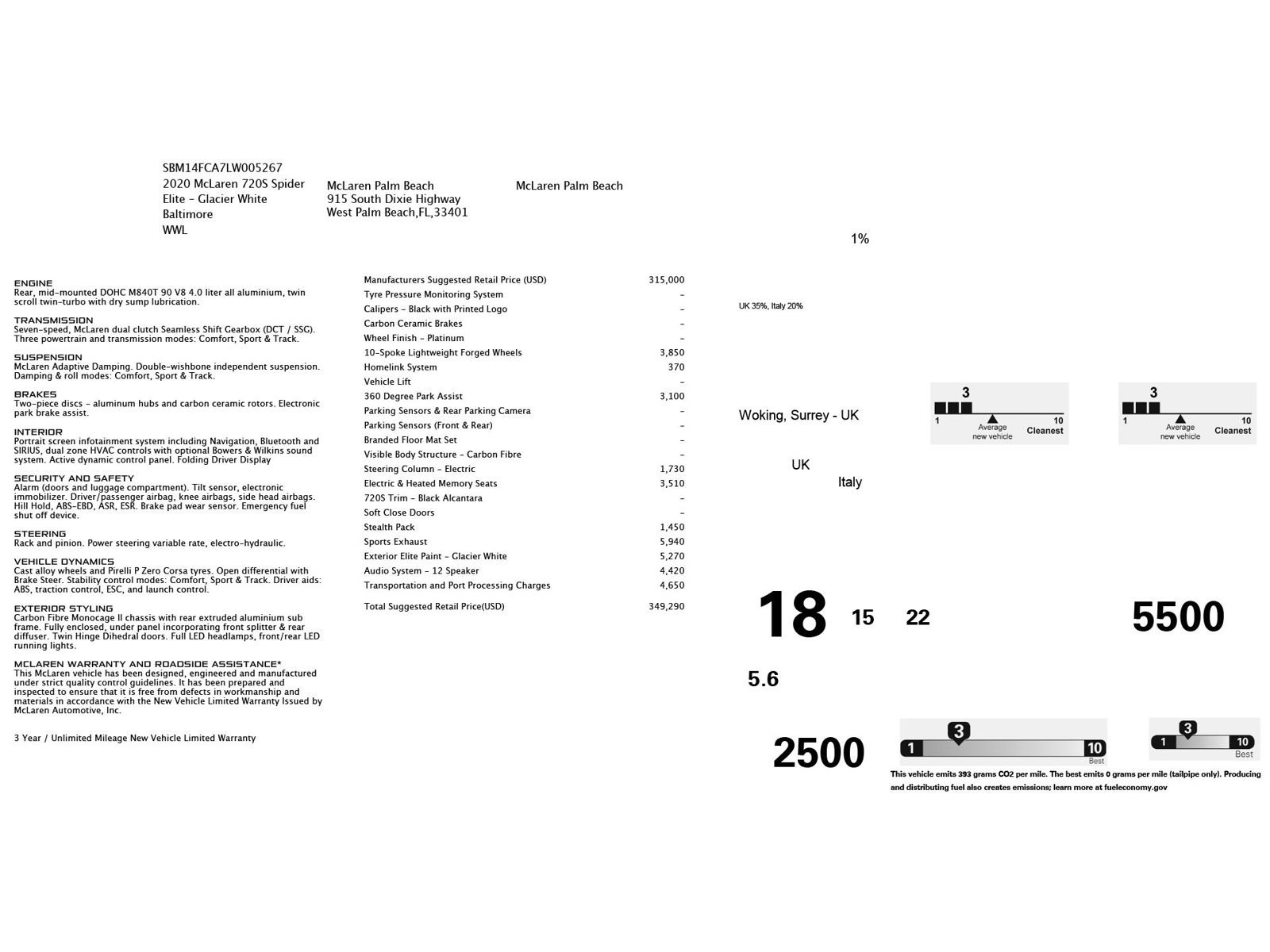 Used 2020 McLaren 720S Performance image 6