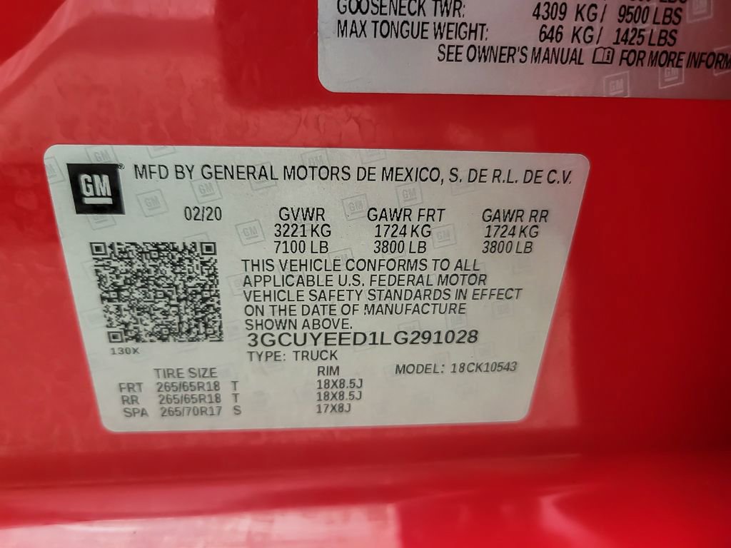 Certified 2020 Chevrolet Silverado 1500 RST w/ All-Star Edition AWD/4WD image 22