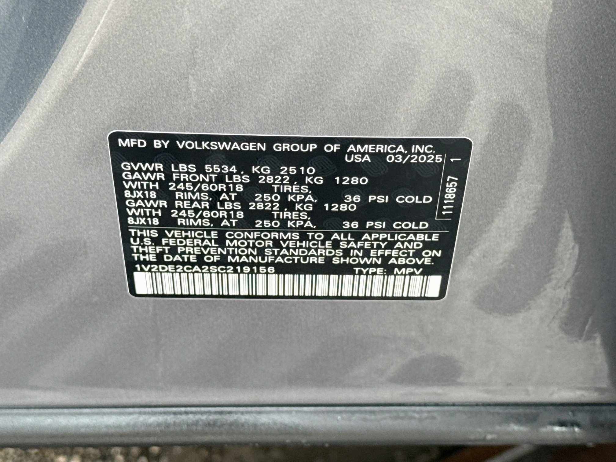Used 2025 Volkswagen Atlas Cross Sport SE FWD image 37