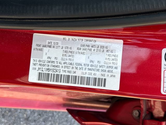 Certified 2021 MAZDA MAZDA6 Touring FWD image 19
