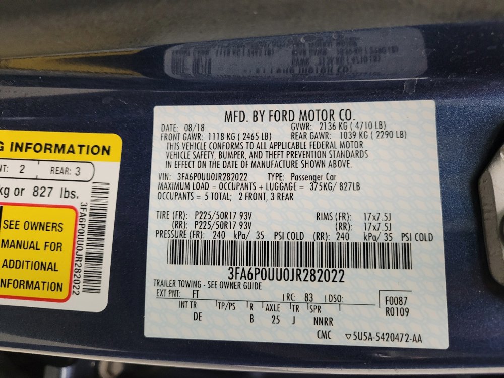Used 2018 Ford Fusion S FWD image 33