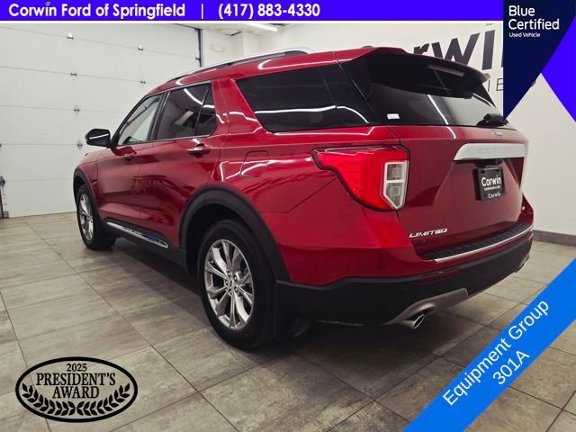 Certified 2022 Ford Explorer Limited w/ Equipment Group 301A AWD/4WD image 3