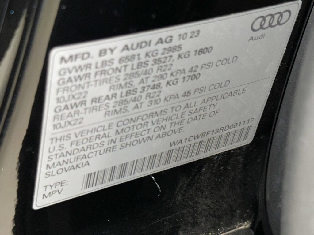 Used 2024 Audi SQ8 Prestige AWD/4WD image 20