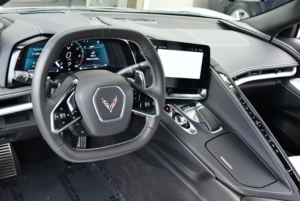 Used 2024 Chevrolet Corvette Stingray Coupe w/ Chrome Exterior Badge Package RWD image 42