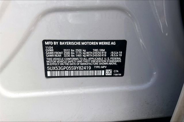 Certified 2025 BMW X3 xDrive30i w/ Premium Package image 30