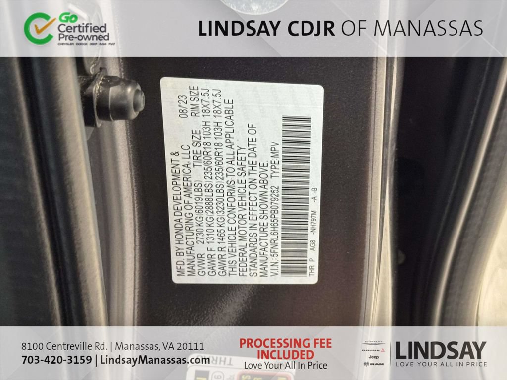 Used 2023 Honda Odyssey EX-L image 13