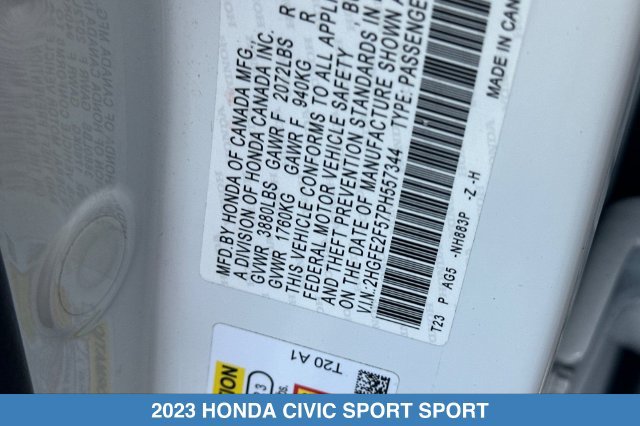 Used 2023 Honda Civic Sport image 31