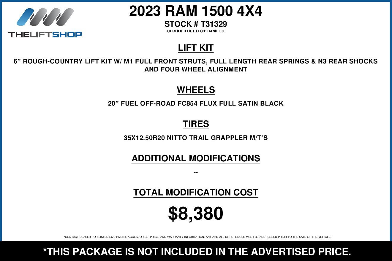 Used 2023 RAM 1500 Rebel w/ Rebel Level 2 Equipment Group image 2