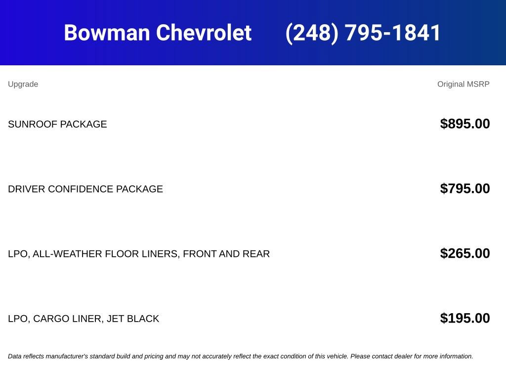 New 2026 Chevrolet Trax RS w/ Sunroof Package FWD image 5