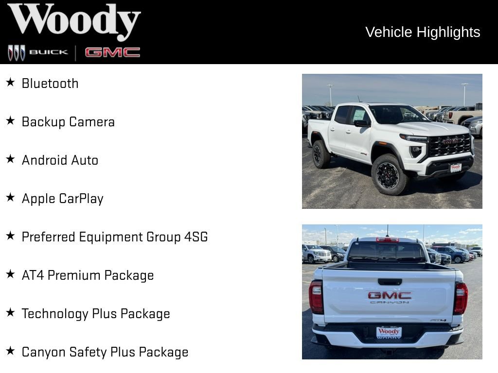 New 2026 GMC Canyon AT4 w/ Technology Plus Package AWD/4WD image 3