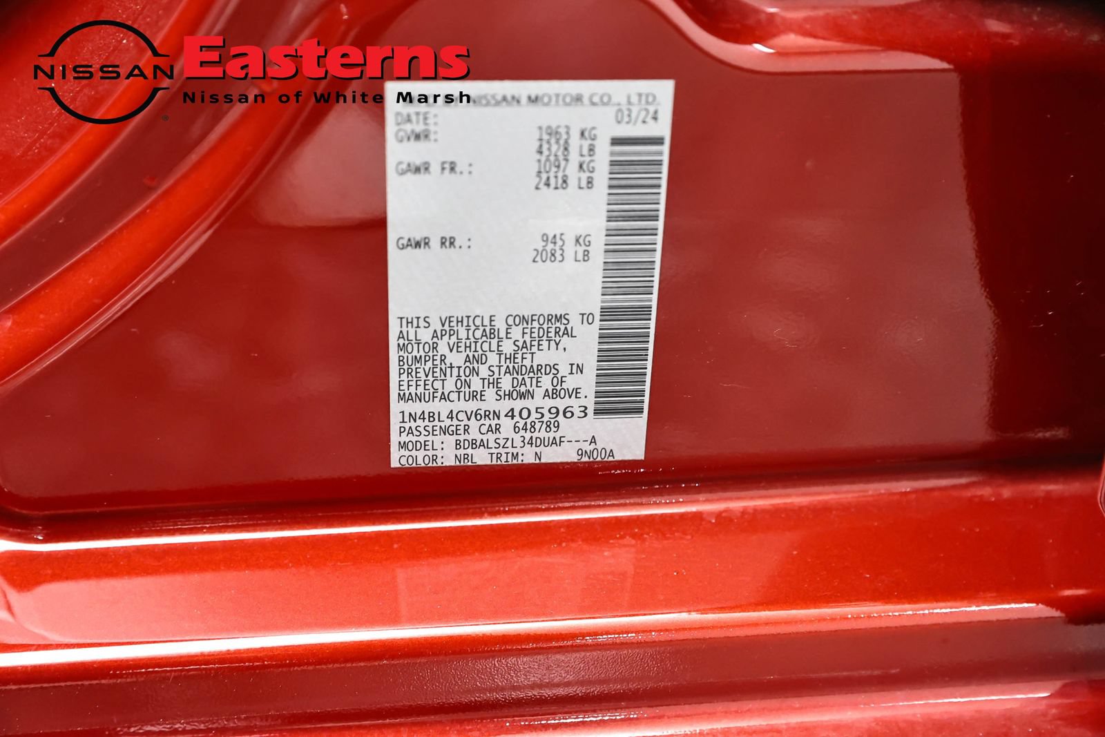 Used 2024 Nissan Altima 2.5 SR w/ SR Premium Package FWD image 35