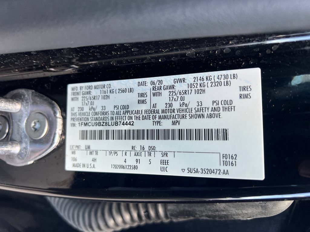 Used 2020 Ford Escape SE Sport AWD/4WD image 42
