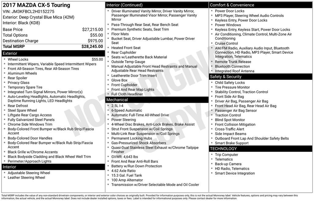 Used 2017 MAZDA CX-5 Touring image 4